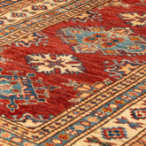 Handmade fine Afghan Kazak carpet - 307807